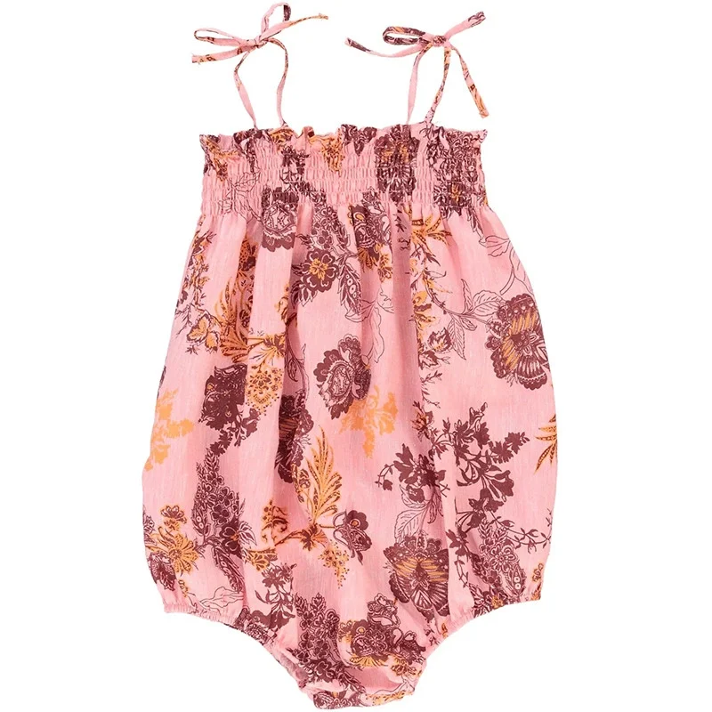 Baby Girl Clothes Sets Cotton Bodysuit  Short Sleeve Newborn Baby Girl Jumpsuit Summer Solid Color 6-24Months Bebes