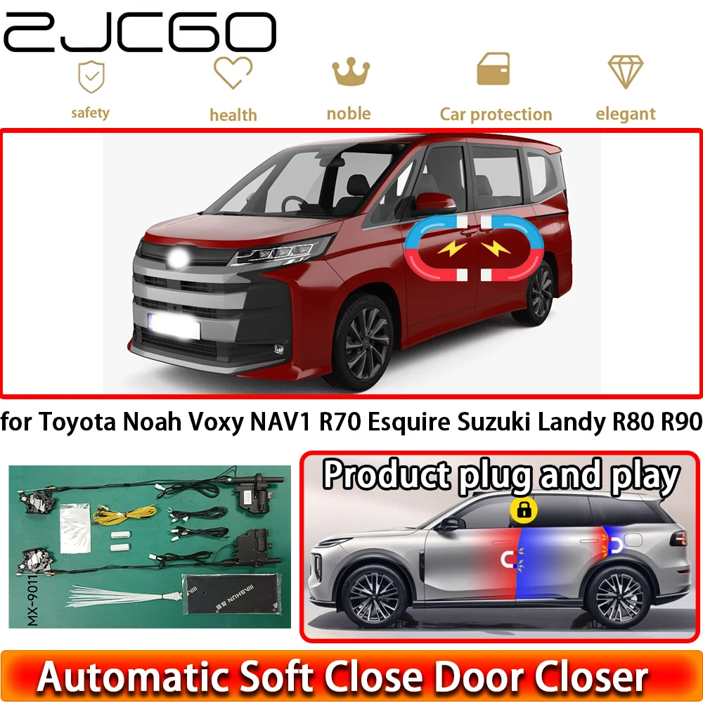 

for Toyota Noah Voxy NAV1 R70 Esquire Suzuki Landy R80 R90 Soft Close Door Kit Power Closing Latch System Auto Door Easy Close