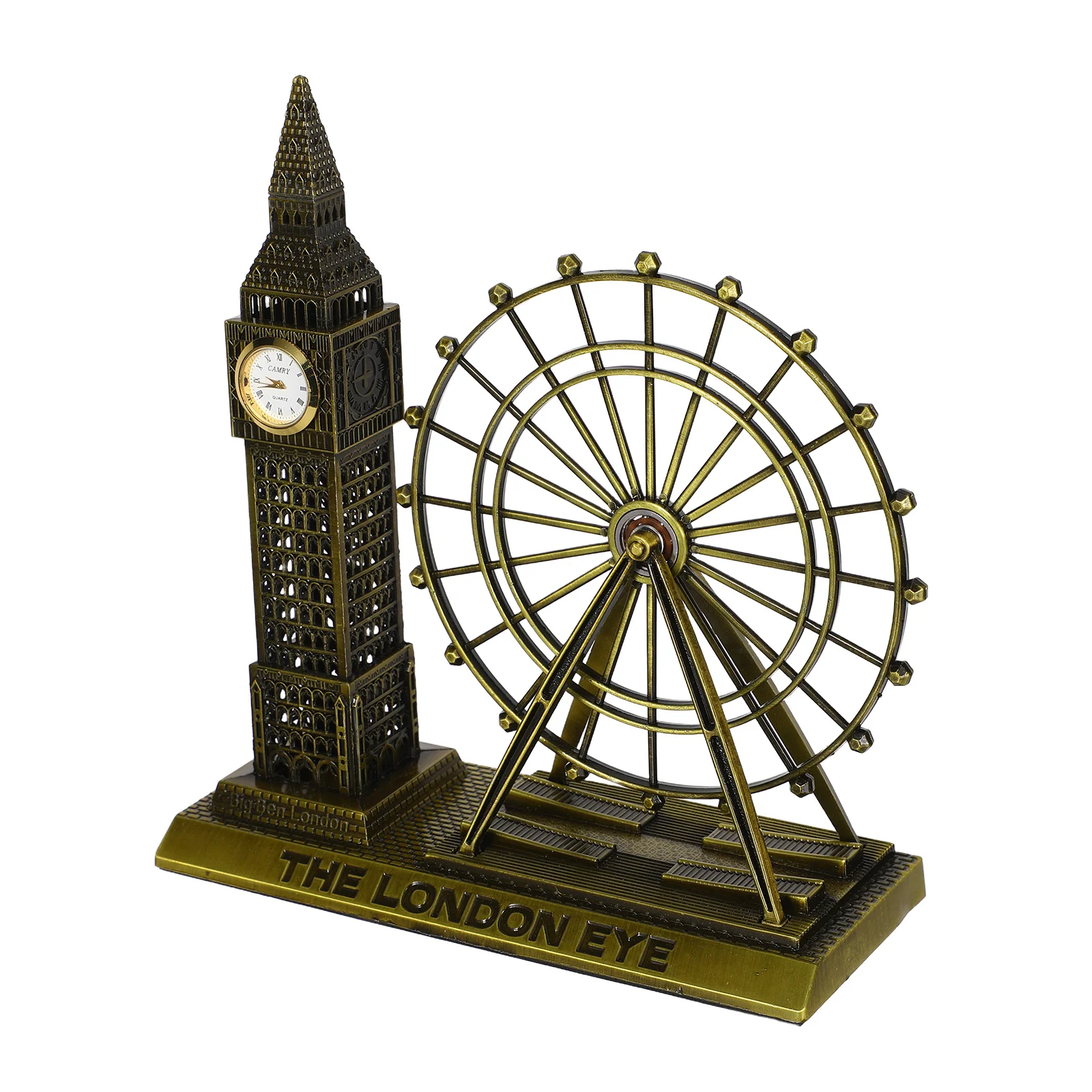 

1pcs Alloy London Big London Eye Uk Landmark Ornament Travel Souvenir Home Decor Desk Cabinet England Monument
