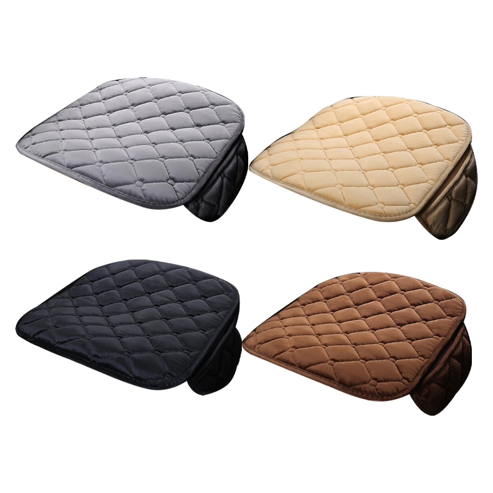 وسادة كرسي السيارة وسادة السيارة سهلة التركيب وسهلة التنظيف من القطيفة المقاومة للانزلاق الدافئة ومقاومة التآكل وإكسسوارات السيارات