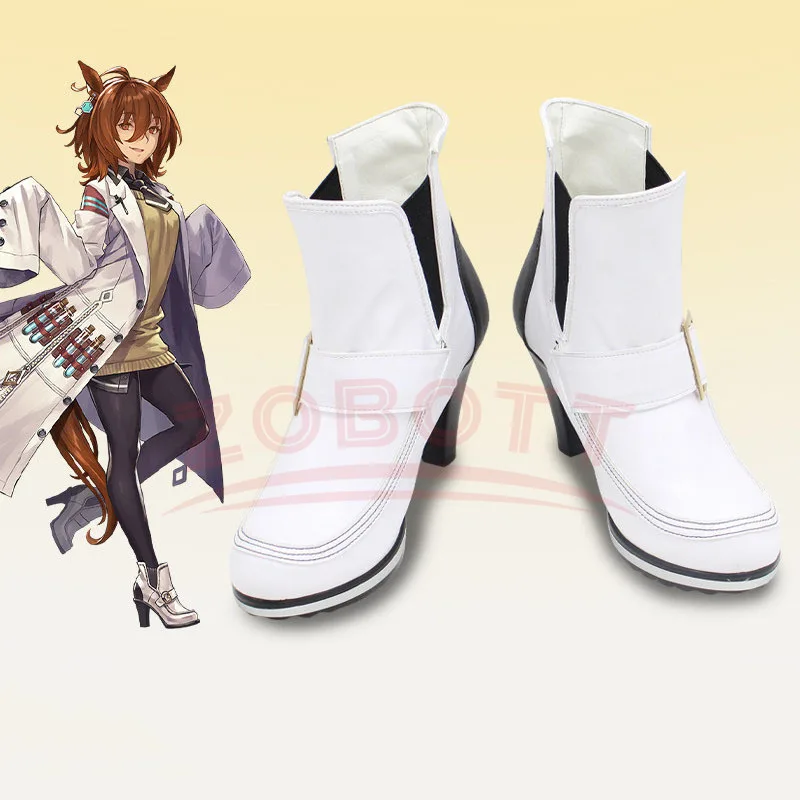 

Game Agnes Tachyon Shoes Umamusume:Pretty Derby Agnes Tachyon Cosplay Boots Halloween Costume Accessories Props Made