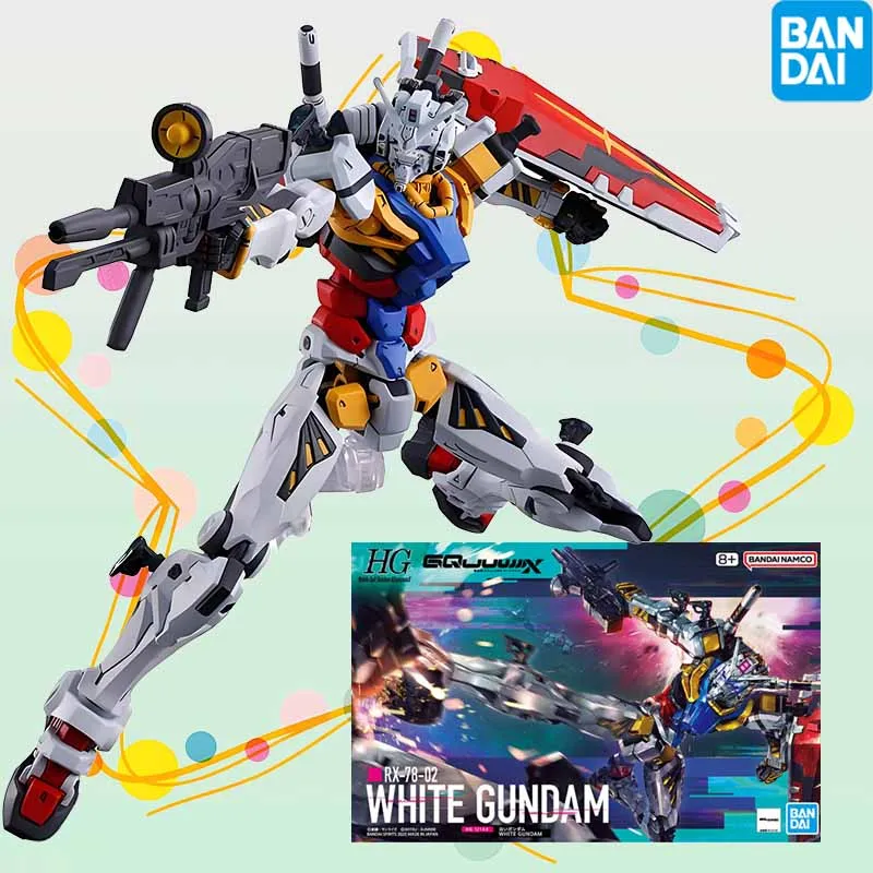 

Bandai Officially Licensed Gundam GQuuuuuuX RX-78-02 WHITE GUNDAM Anime Action Figure Assembly Model Toys Collectible Model
