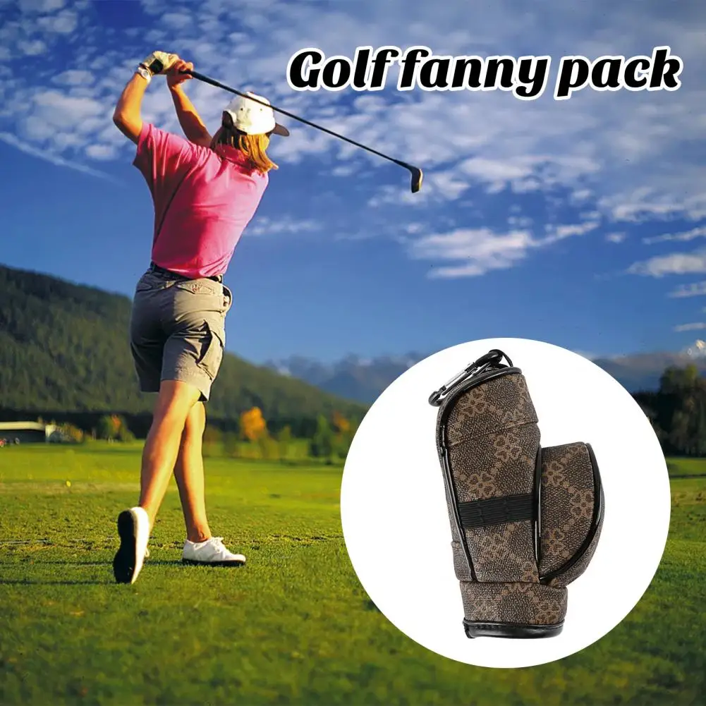 Mini Golf Ball Storage Bag Zipper Closure Golfs Ball Bag Dust-proof Golf Bag Anti-scratch Ball Holder Golf Accessories