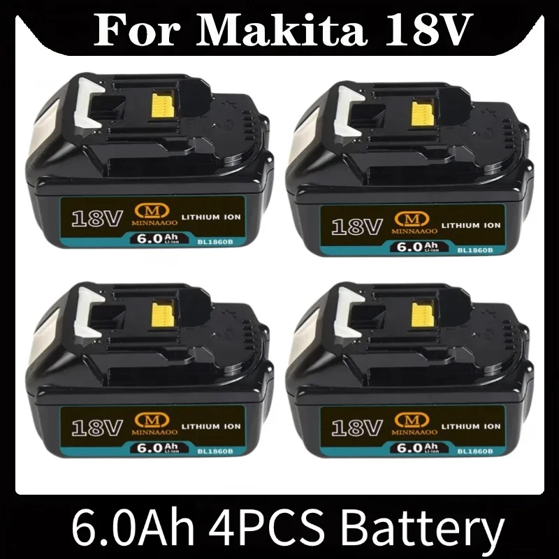 

For Makita 18V Battery Rechargeable Battery 18650 Lithium-ion Cell Suitable Power Tool BL1860 BL1830 LXT400 MINNAAO