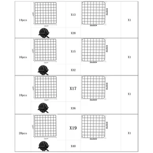 سياج الأليفة الشبكي الحديدي ، يمكن دمجها بحرية ، القط ، ، الهامستر ، الأرنب ، DIY أعلى 6 سياج مبيعات للأرانب - No4