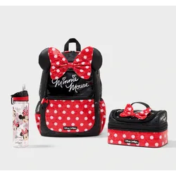 Disney Australia Smiggle Gorąco sprzedający się tornister Kobieta Minnie Wheel Plecak Mickey Dzieci Czerwony plecak do szkoły Plecak Torba