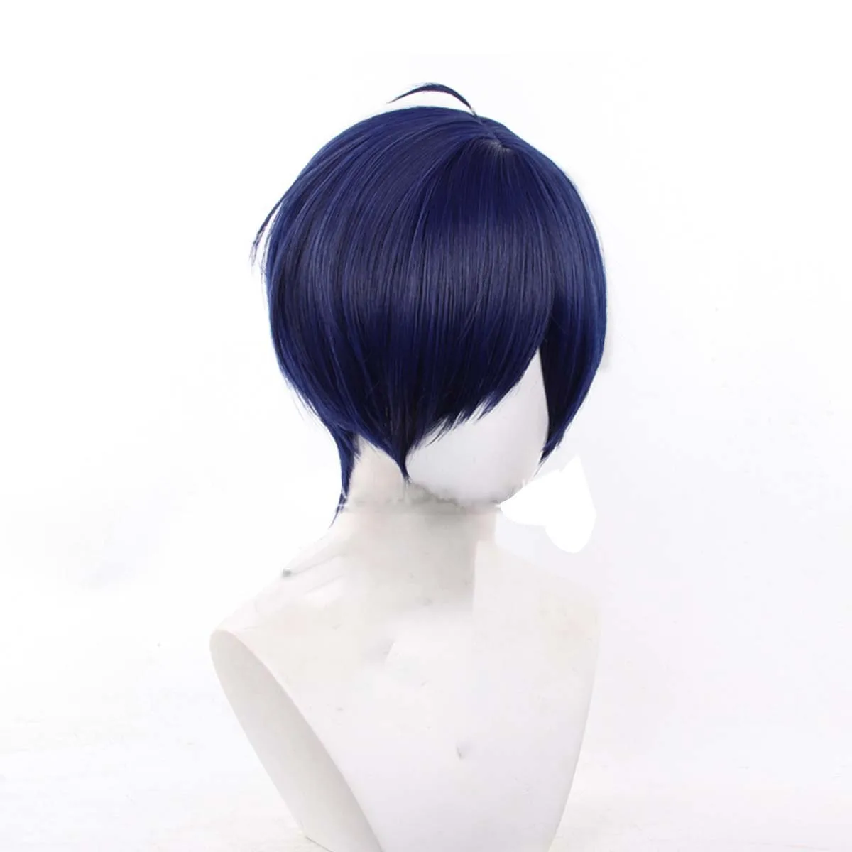 อะนิเมะยูกิ มาโคโตะคอสเพลย์วิกผมสังเคราะห์สั้นสีฟ้า