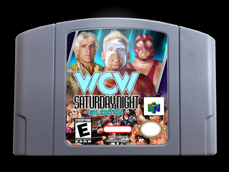 64 Bit Games ** WCW SATURDAY NIGHT SK EDITION ( English USA Version!! )