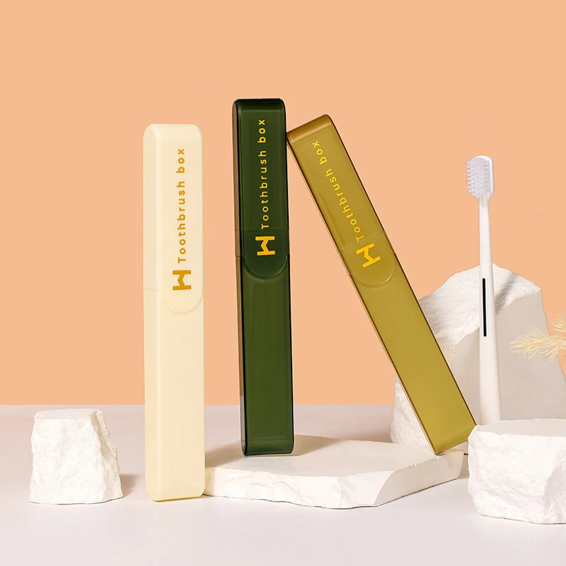 Portable Travel Toothbrush Tube Case With Cover Health Tooth Brushes Protector Fashion Packaging Storage Box