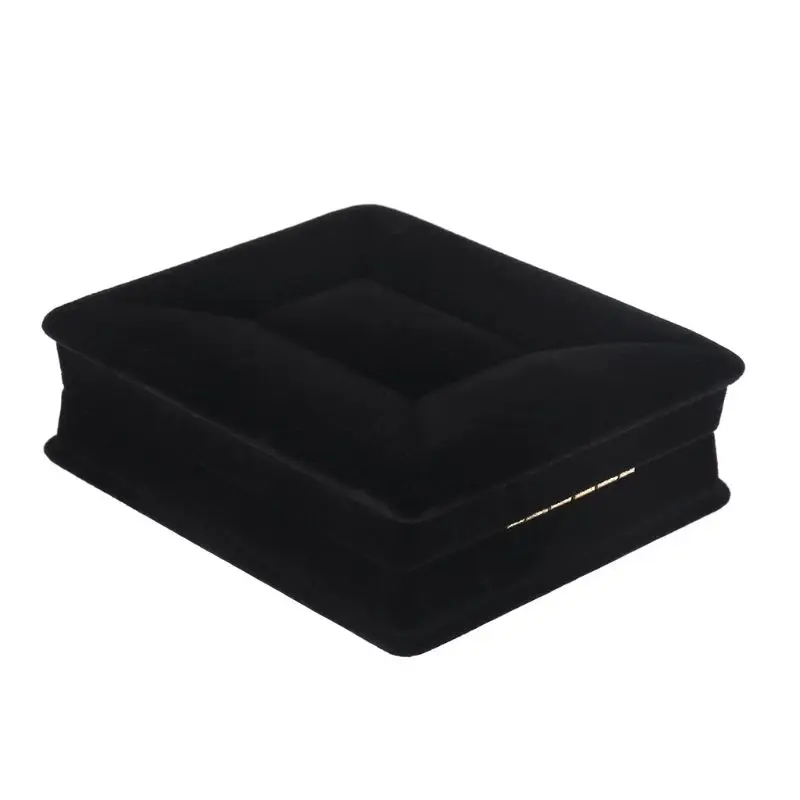 Black Velvet Necklace Gift Box Travel Storage Display for Case Pendant Trinket Gift Box for Case for Women Girl Jewelry