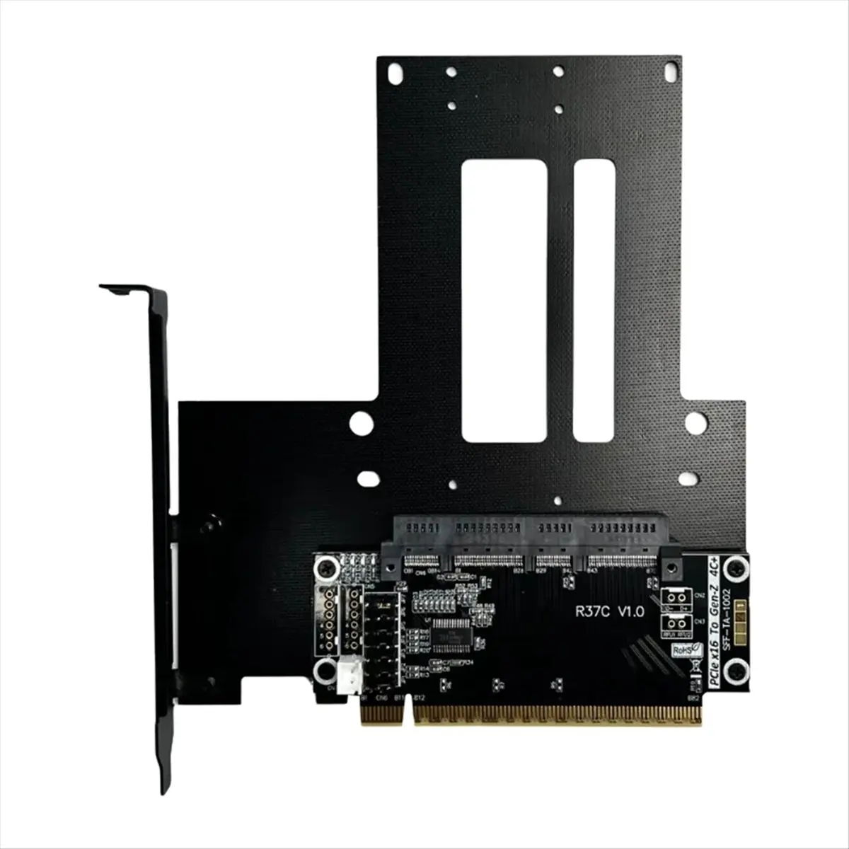 Suitable 512Gbps PCIe 5.0 X16 to 4C+ Riser Card 4C+ Expansion Testing Protection Adapter Card EDSFF Server GEN5 16x Extender
