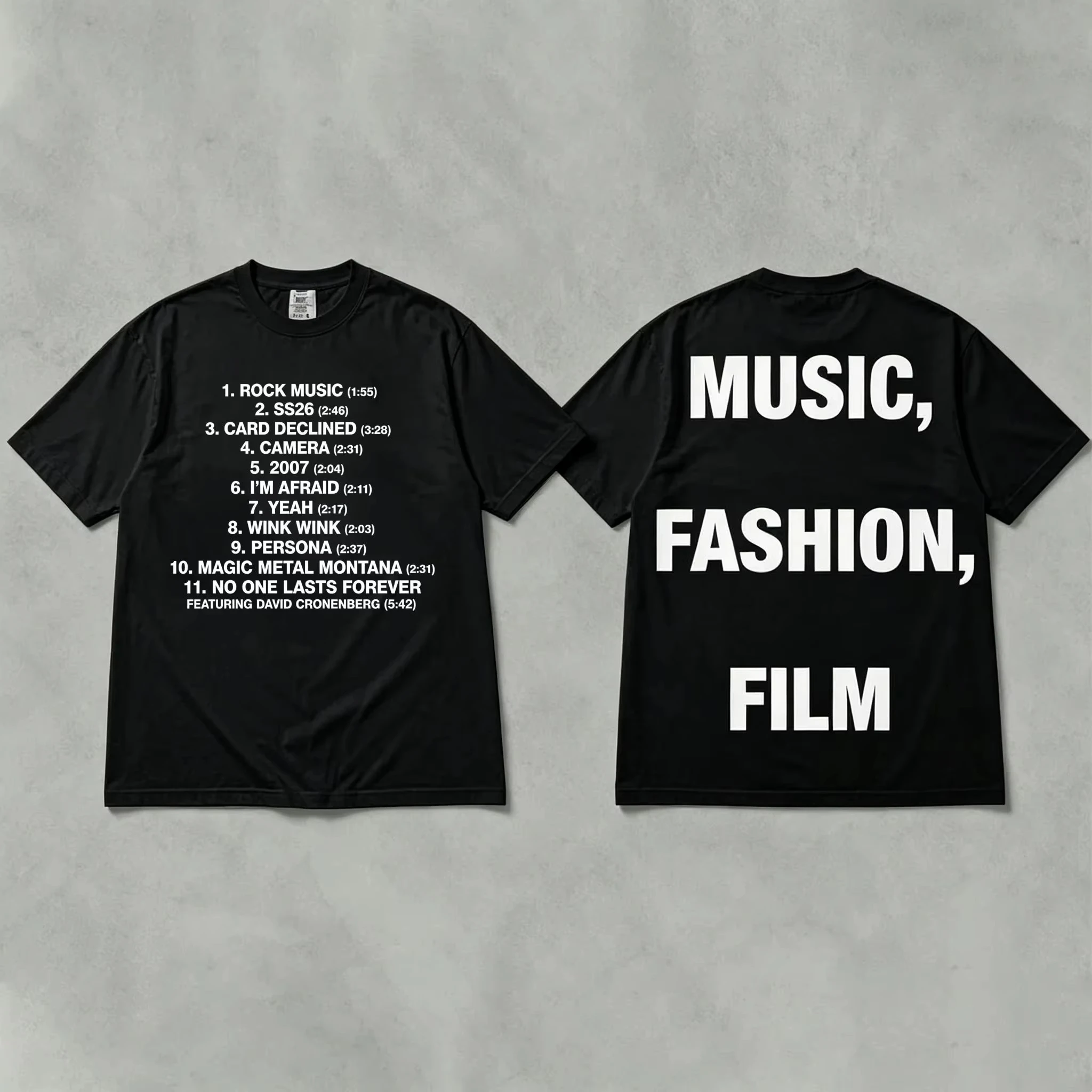 2026 New Merch Tshirt Charli XCX Music Fashion Film Album Graphic Print Y2k Fashion Streetwear Oversized Casual T-shirt Unisex