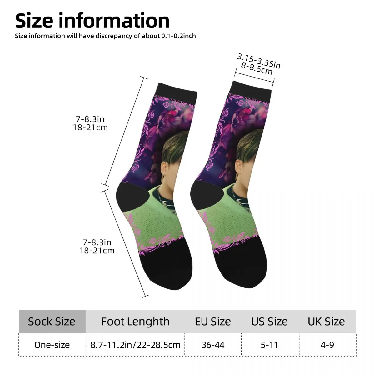 Hip Hop Vintage Berserk Crazy Men\'s compression Socks Unisex Seo changbin Street Style Seamless Printed Funny Novelty Happy Crew