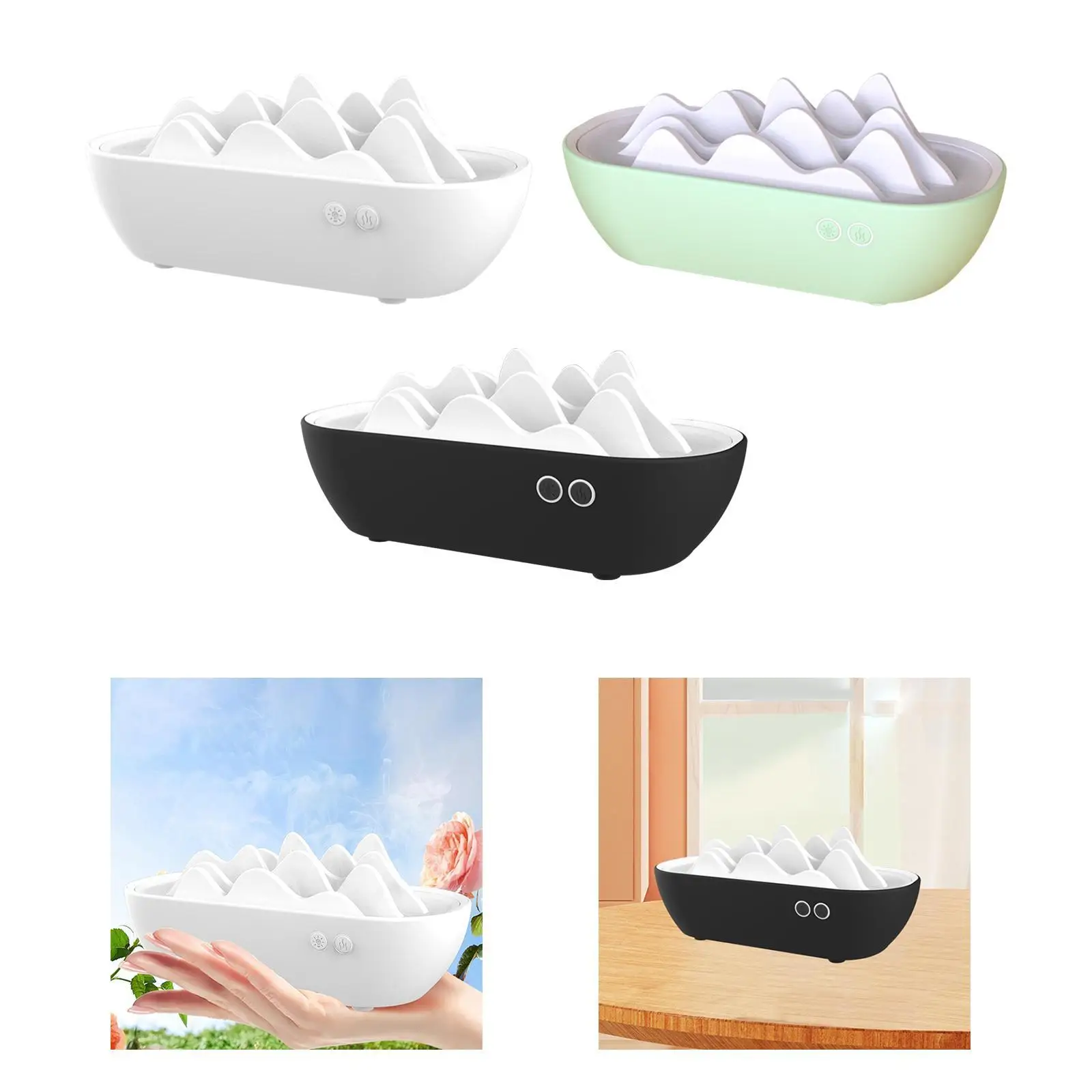 Essential Oil Diffusers Multipurpose Quiet with Night Light Unique Humidifier Night Light for Gym Home Desktop Sporting Sleeping