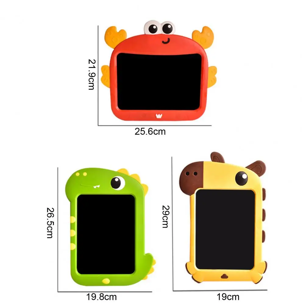 Tableta LCD portátil resistente a la fricción, diseño de dibujos animados, escritura a mano, pintura