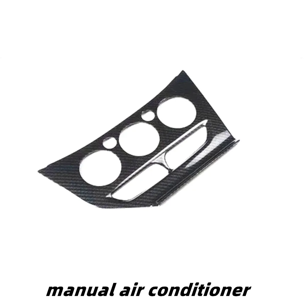 Carbon Fiber Color Air Condition Panel Control Covers Trim Fit for Ford Focus 2012 2013 2014 MK3 Accessories Stickers ABS