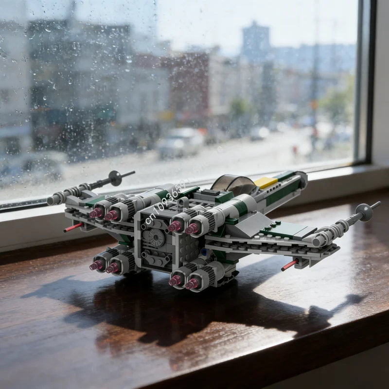 

509 деталей MOC: Модель звездного корабля S-X Wing «Вениса Доза», конструктор, игрушка, развивающий набор для самостоятельной сборки, идея для креативного рождественского подарка