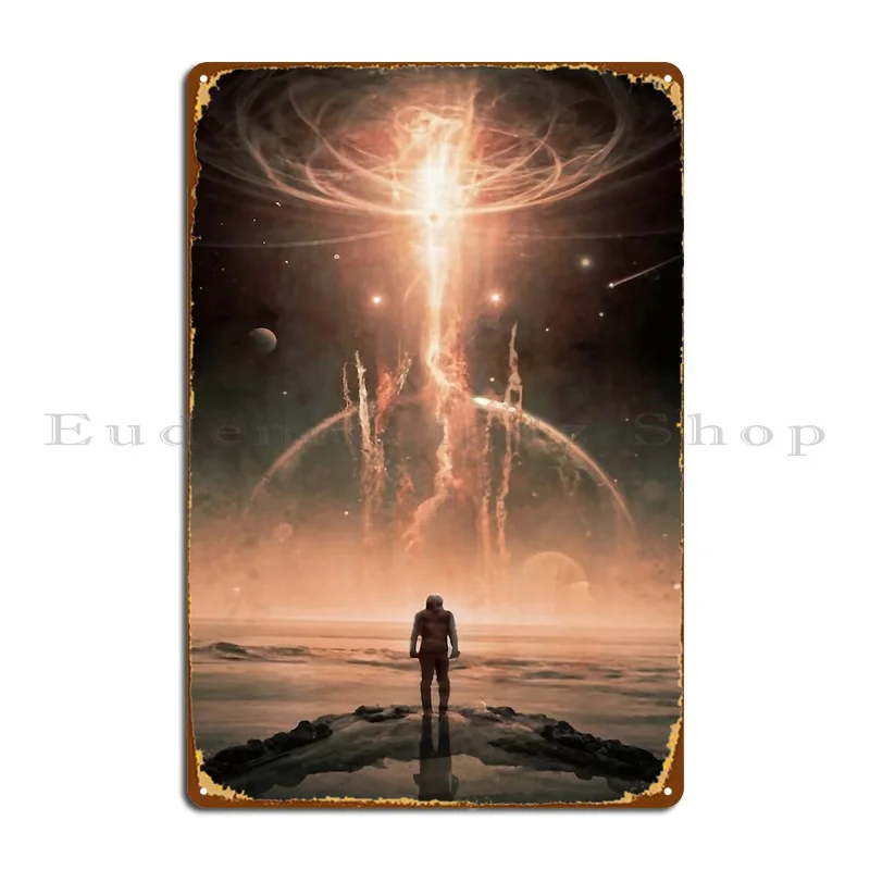 Interstellar Dreamscape Metal Sign Wall Mural Plaques Customized Pub Decoration Tin Sign Poster