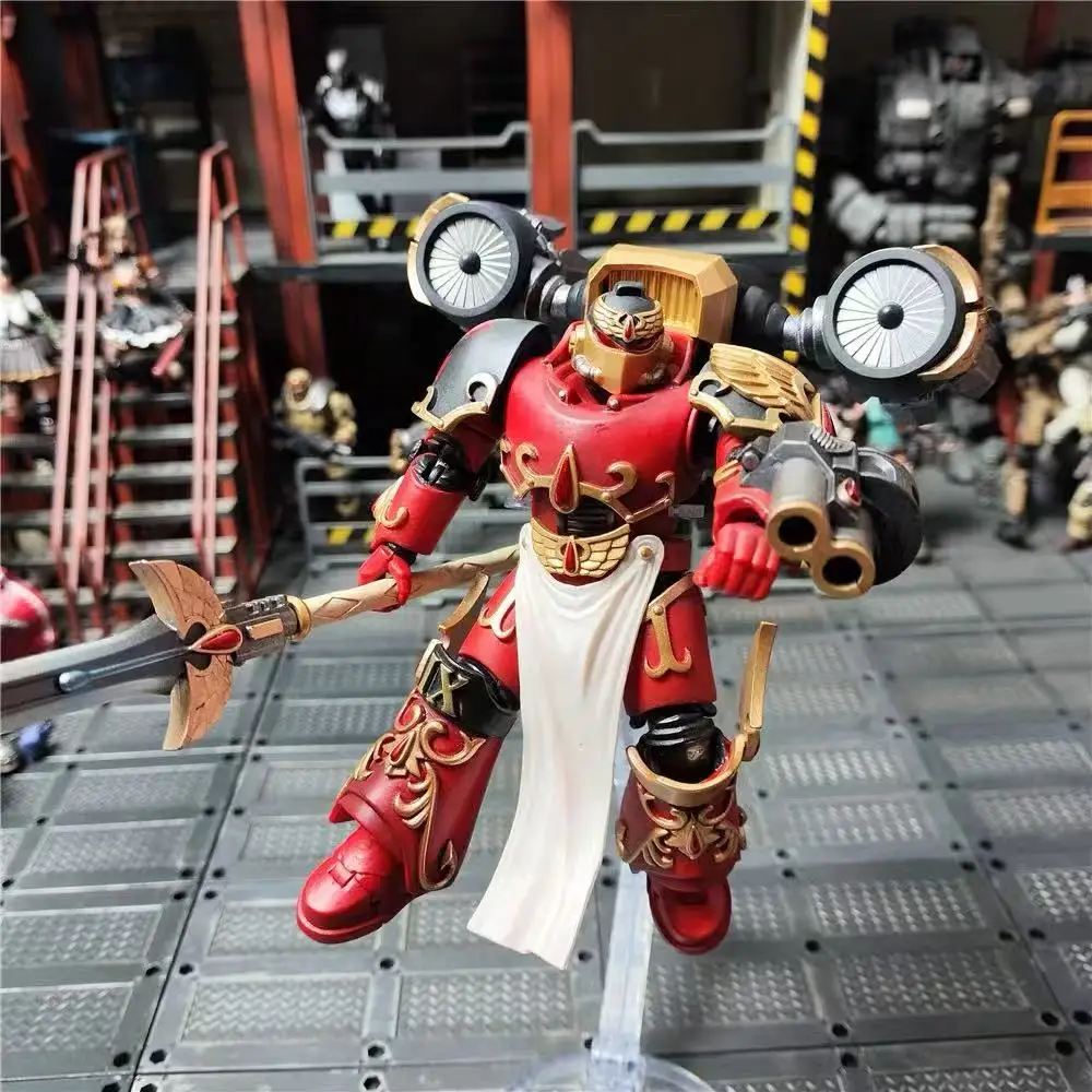 【JOYTOY】1/18 figura de acción Warhammer 40K The Horus Heresy Blood Angels Dawnbreaker Cohort Dawnbreaker campeón modelo de juguete