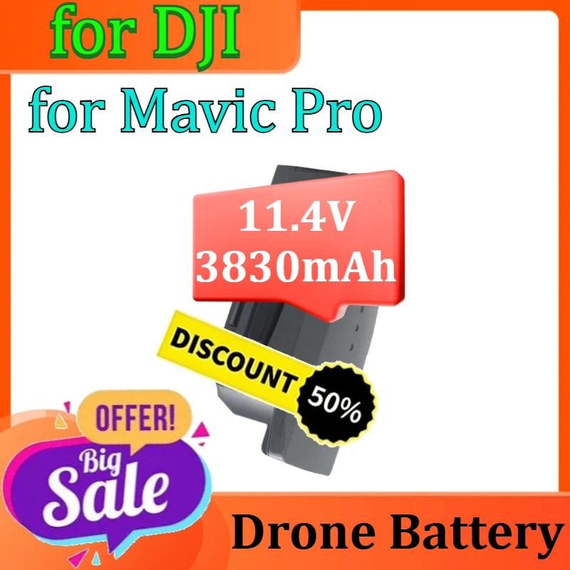 

Intelligent Flight Battery Drone Battery for DJI Mavic Pro Drone Accessories 11.4V 3830mAh