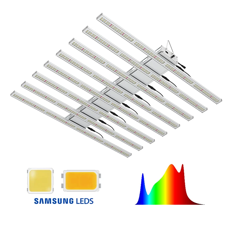 تركيبات الدفيئة الزراعة المائية نظام المزرعة العمودية 600 واط 1000 واط مخصص الفراولة قطاع الفطر Uv 1000 واط Ip65 Led تنمو ضوء #6