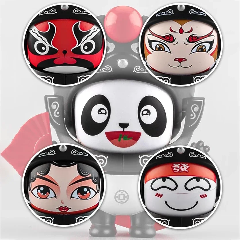 Sichuan Opera Face Changing Doll Toy Kids Decompression Doll Decoration Toys Beijing Opera Face Makeup Cultural Souvenir Gifts