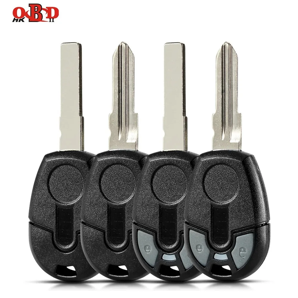 

10pcs/lot 2 Buttons Remote Car Key Shell For Fiat Positron Transponder Key Cover Blank Case Replacement