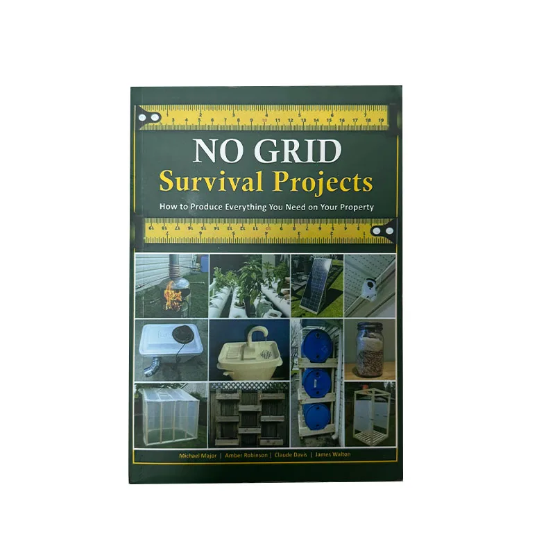 

Книга в мягкой обложке с надписью «NO GRID Survival»