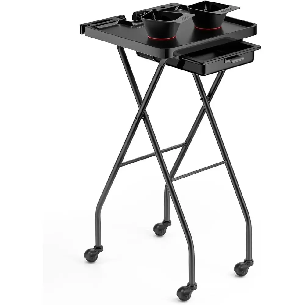

Mobile Rolling Cart with Storage for Tattoo, Hair, Dental, and Medical Use
