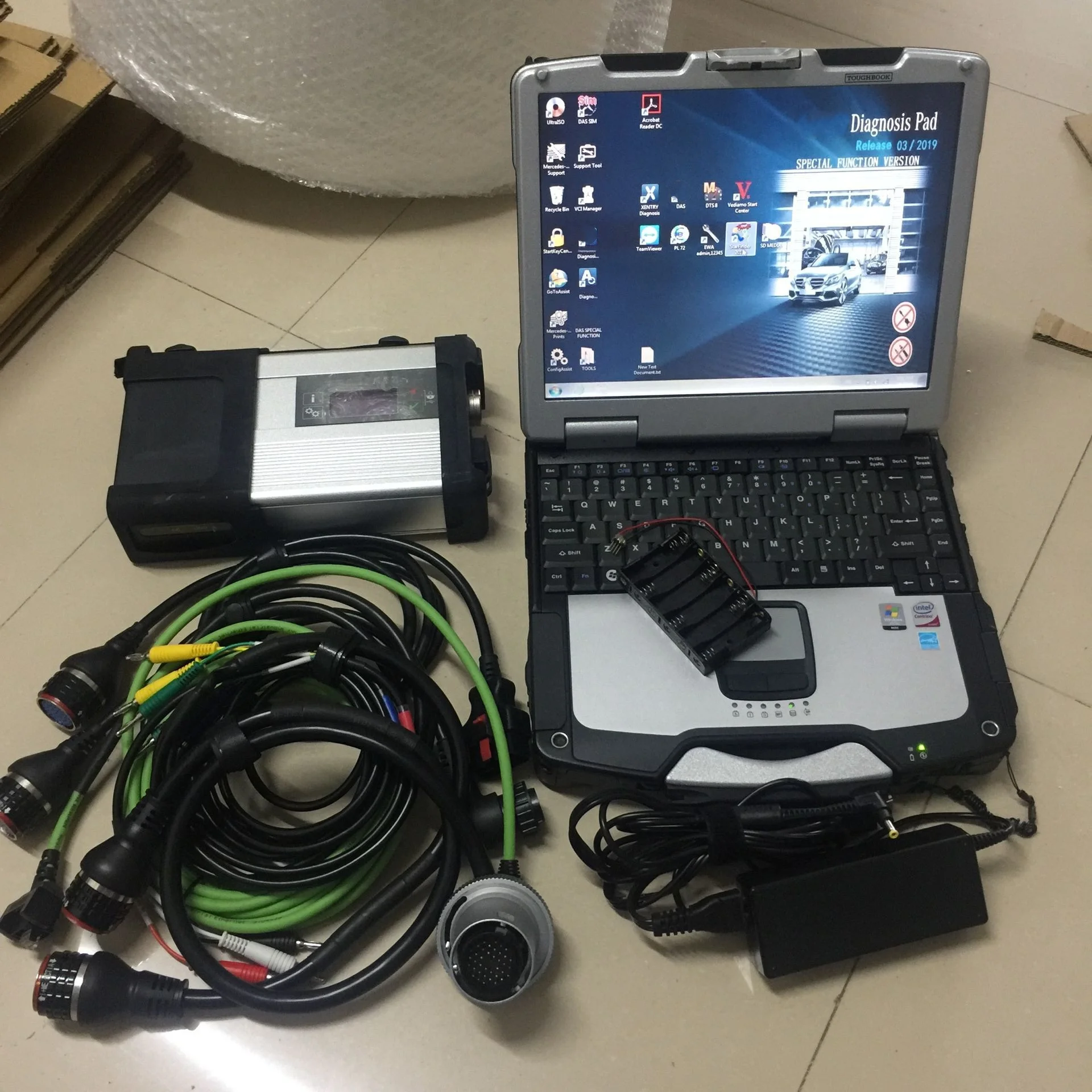 I5 Laptop MB Star C5 DOIP SD Connect SSD 2023.09 HHTwin Auto Diagnosis Win10 System Compact DTS/EPC for Mercedes Cars Trucks Bus