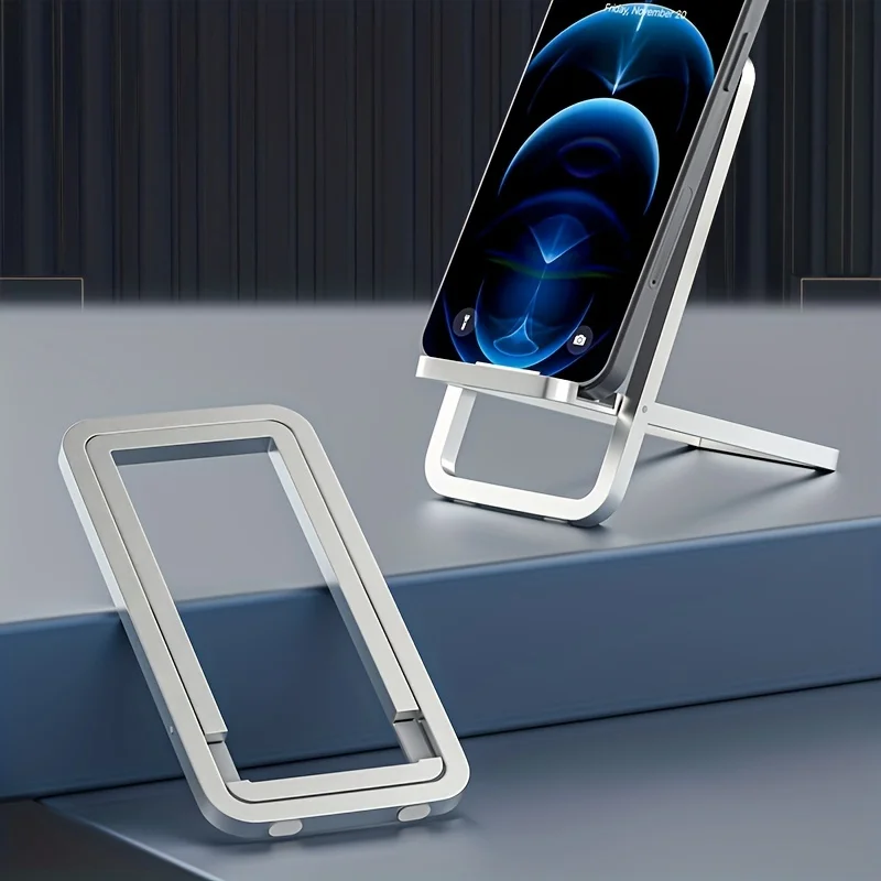 Phone Mount Stand Holder For Desktop, Universal Foldable Multi Angle, Compatible with with All Mobile Phones