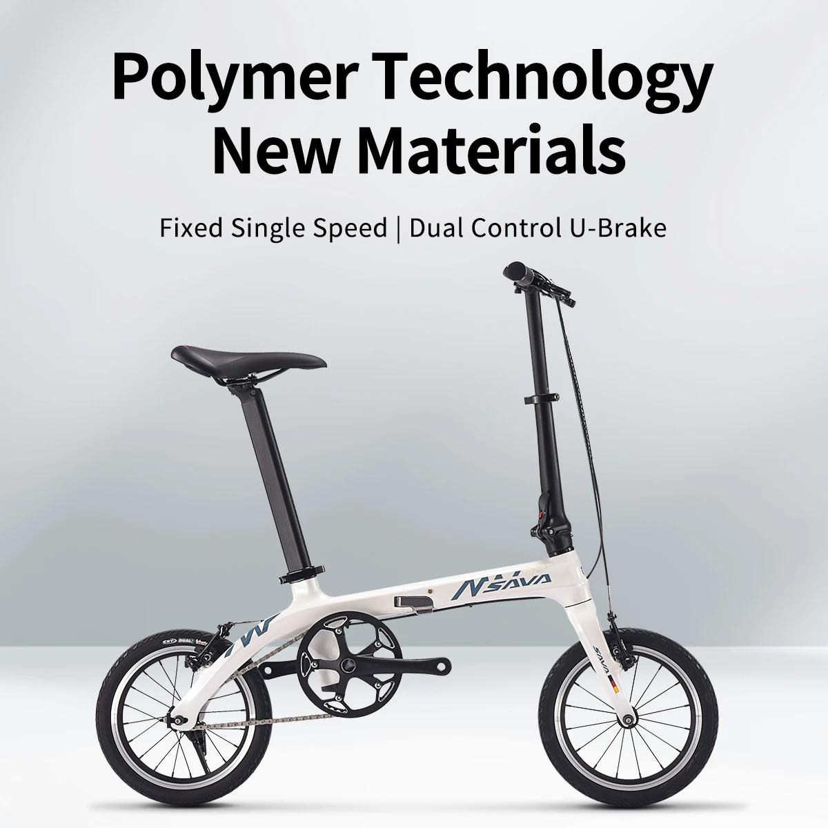 SAVA Z0 folding bike compact and lightweight bike for students it is easy to carry folds with a single click