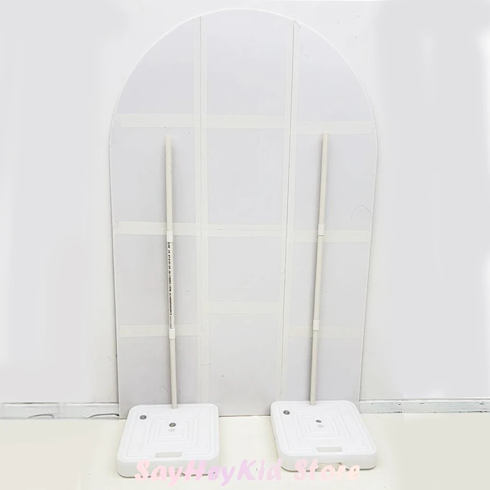 2 Size Party Backdrop Base KT Board Background Support Stand with Rod DIY Birthday Wedding Party Accessoires Balloon Column Base