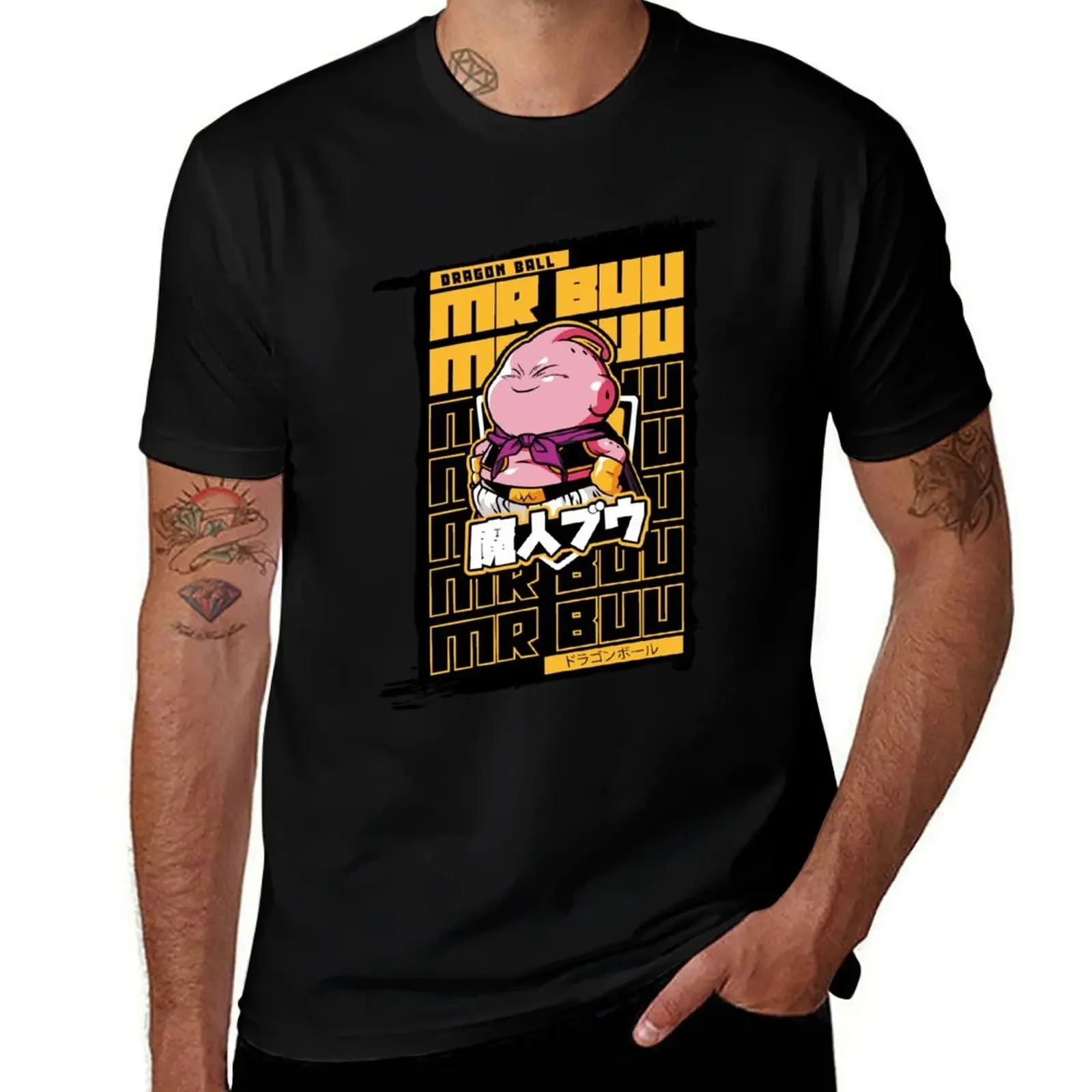 

mr.buu T-Shirt clothes funny shirt cotton fitted t shirts for men