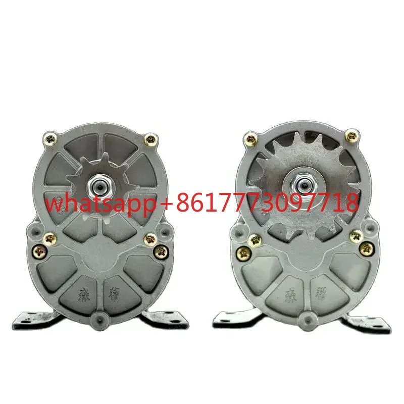 12V 24V 500W 200Rpm 9/14 Denti Motore DC Coppia elevata Multiuso Magnete permanente Decelerazione DC 428 420 Ruota catena