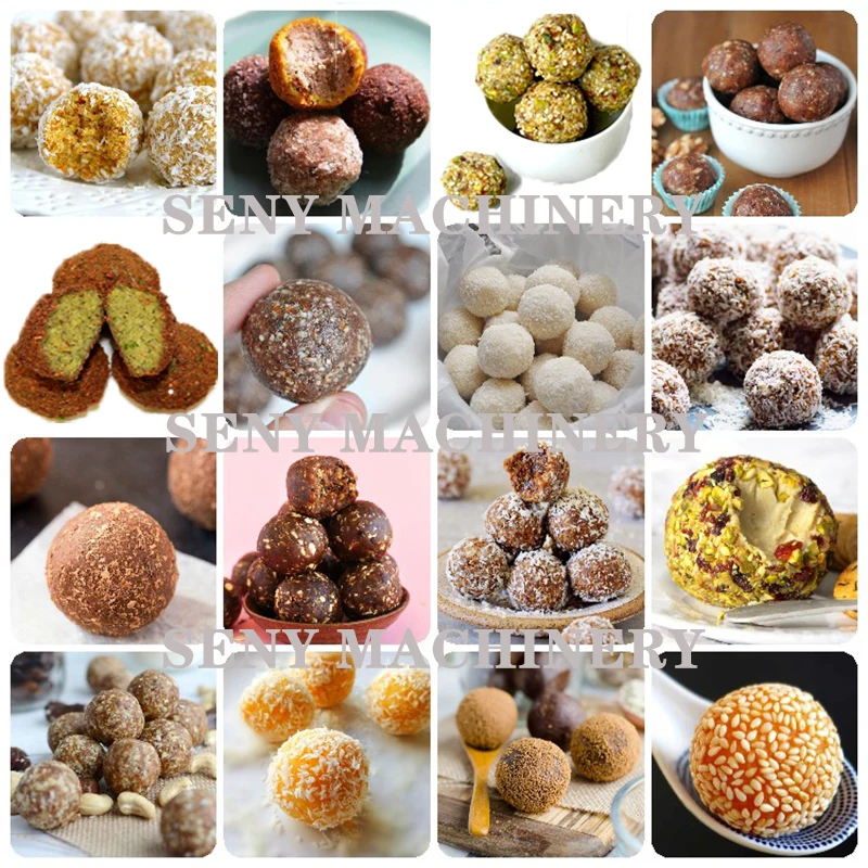 Factory Price Small Protein Ball Machine Bliss Roller Coconut Rounder Tamarind Maker Date Ball Energy Bites Making Machine
