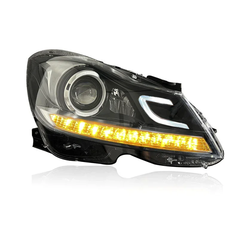 Applicable to M ercedes-Benz W204 headlight assembly 11-14 C-class C180 C200 C260l modified LED light laser