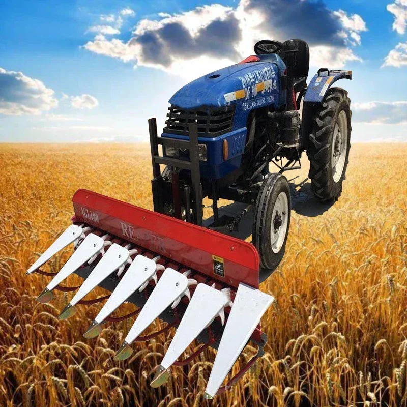 2024 Hand Push Corn Rice Wheat Harvesting Machine Harvesters Machine for Rice