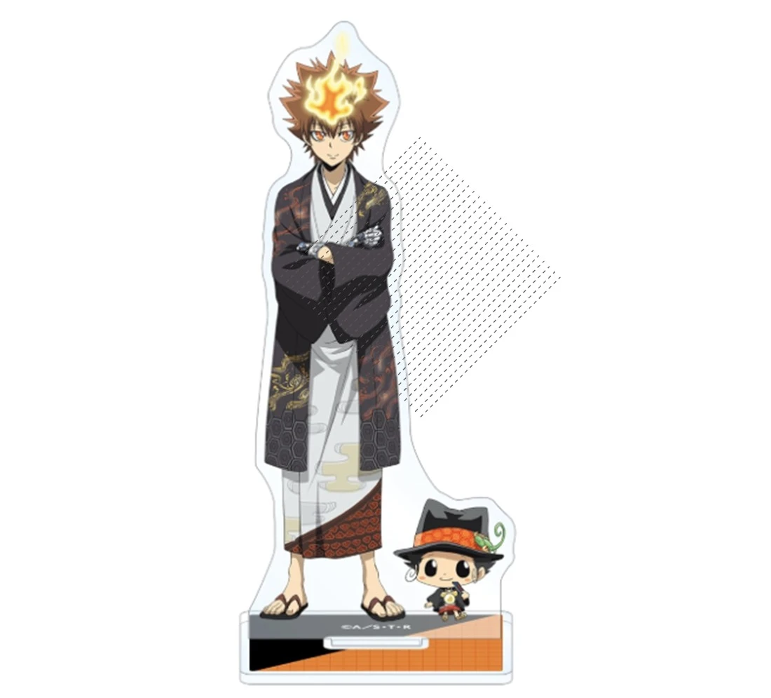 Gioco Gokudera Hibari XANXUS Mukuro Squalo Belphegor Tsuna Acrilico Stand Doll Anime Figura Modello Cosplay Giocattolo per il Regalo
