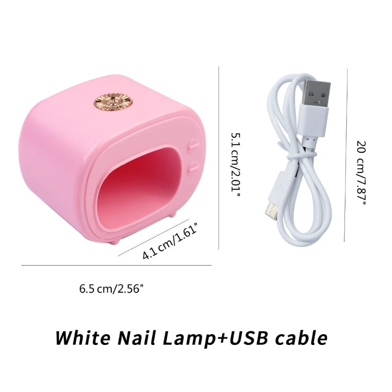 Q1QD Stylish UV Lamp Fashionable Fast Curing LED Gel Polish for Women