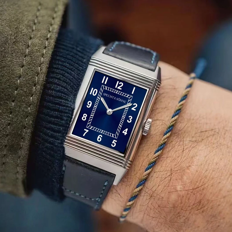 

Новое поступление 2023 года, квадратные часы 24,4 мм для мужчин, спортивные часы Overturn, часы из нержавеющей стали с сапфировым стеклом, 50 м, водонепроницаемые