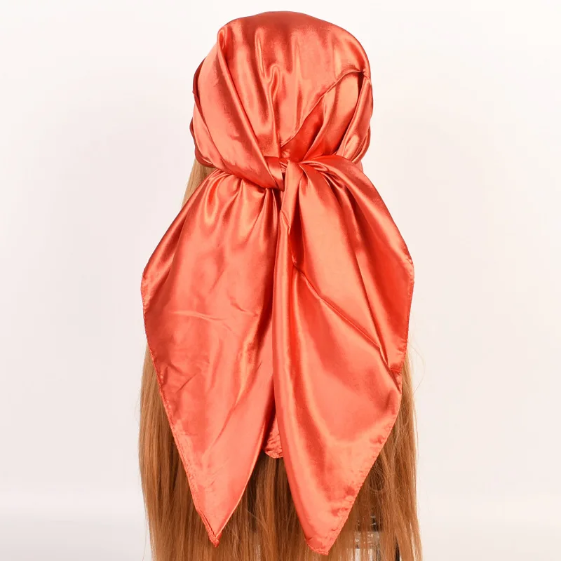 Sciarpa da donna in seta 2022 nuovo di zecca morbido e leggero Bandana foulard eleganti accessori in Chiffon fascia solida moda