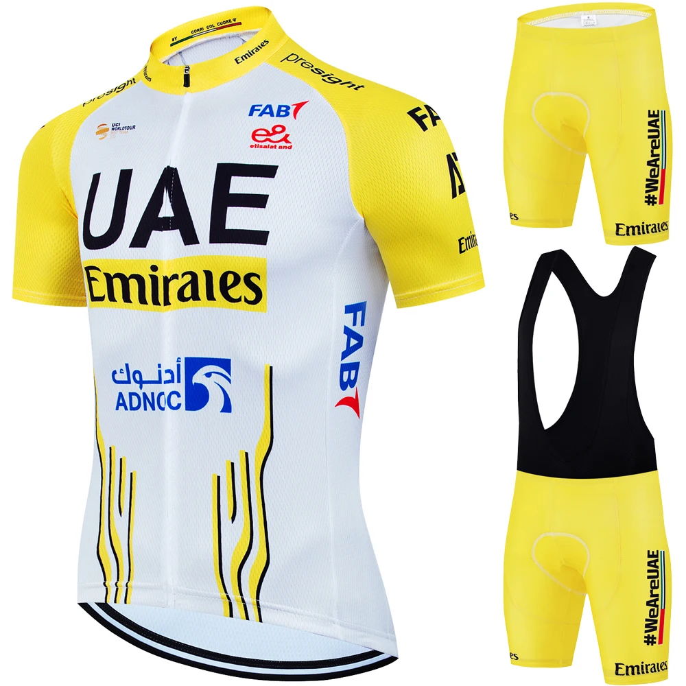 

Cycling Mtb Men's Suit Cycle Jersey Spring Summer UAE Bicycle Clothing Man Male Jacket Racing Bike Set Pants Shirt Uniform Bib