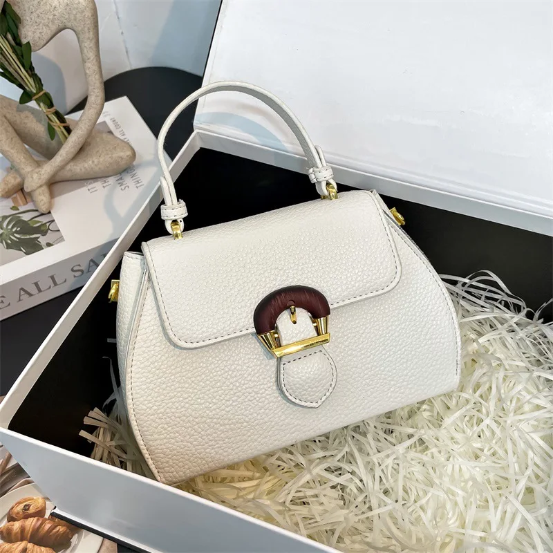 Cross-border women's bag 2023 new portable underarm bag Ladybags simple fashion horseshoe buckle single shoulder crossbody bag