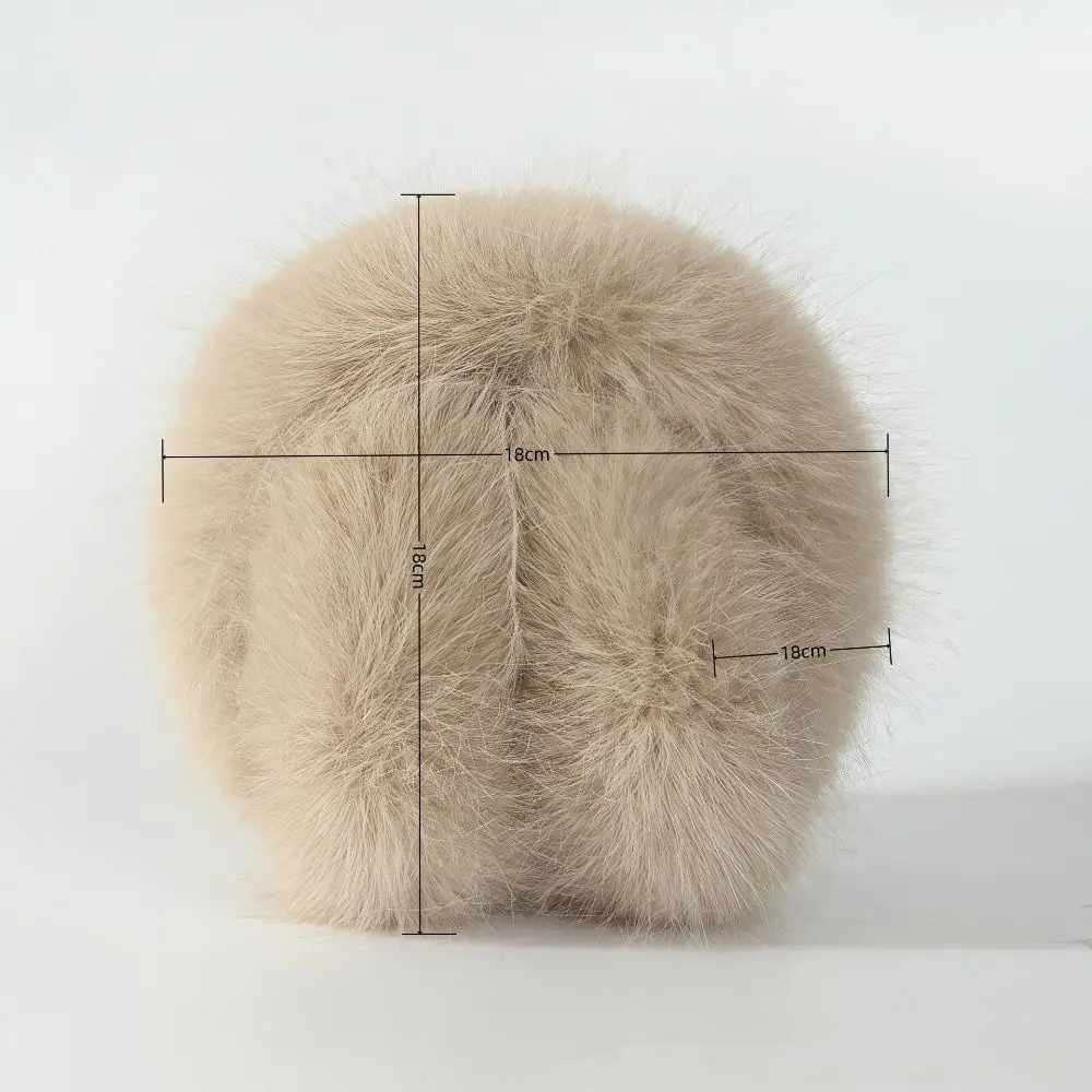 Paraorecchie morbidi e caldi invernali Protezione dal freddo Paraorecchie pieghevoli pieghevoli Scalda orecchie in pelliccia sintetica per donna Uomo Outdoor