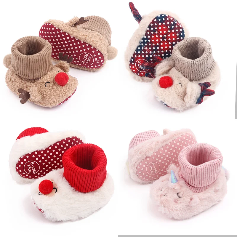

Baby Prewalking Shoes Christmas Baby Sock Shoes Cute Animal Toddler Indoor Floor Sock Shoes 2023 New Arrival Fashion 2024 BC2266
