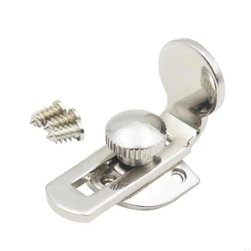 

Q84C Clarinet Thumb Rest Adjustable Metal Finger Rest Finger Support With Screws for Clarinet Woodwind Instrument Enduring