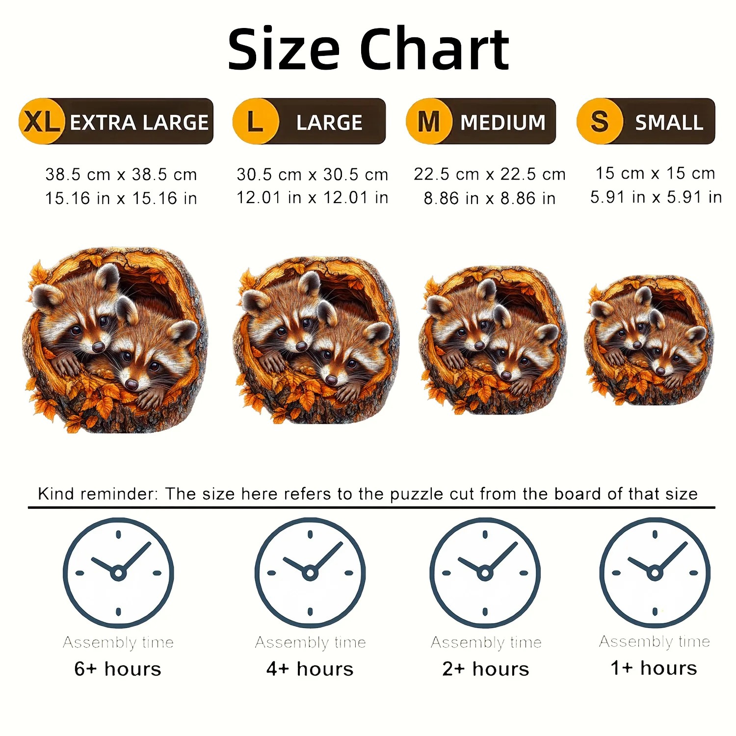 Wooden Puzzle Irregular Animal Shapes Halloween Christmas Birthday Gifts Creative Crafts Puzzle Games Holiday Gifts