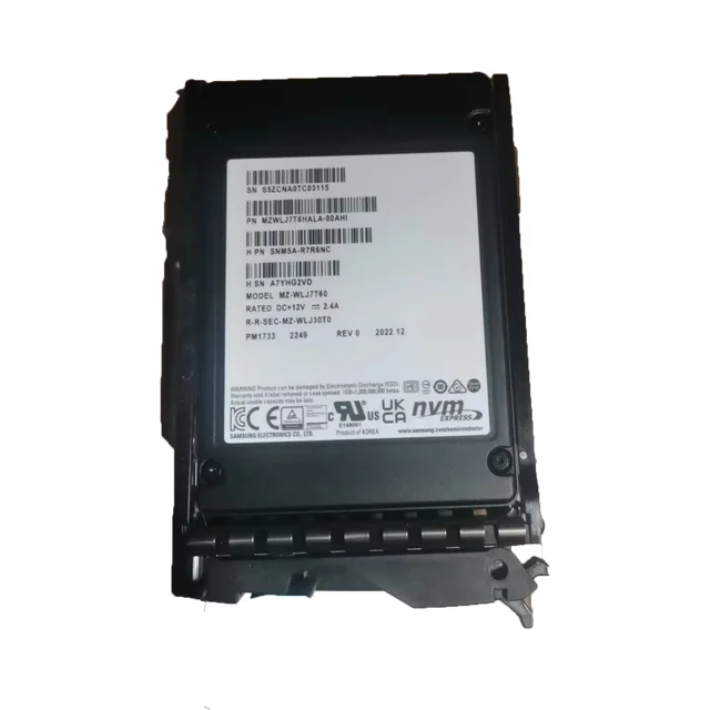 7.6TB NVMe SSD 5563631-A Internal SAS Drive for HDS VSP E590 E790 10000RPM for HDD Applications New Product