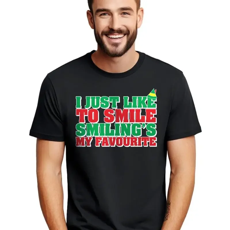 I Just Like to Smile - Funny T-Shirt for Happy Souls! 100% cotton, Funny t-shirt